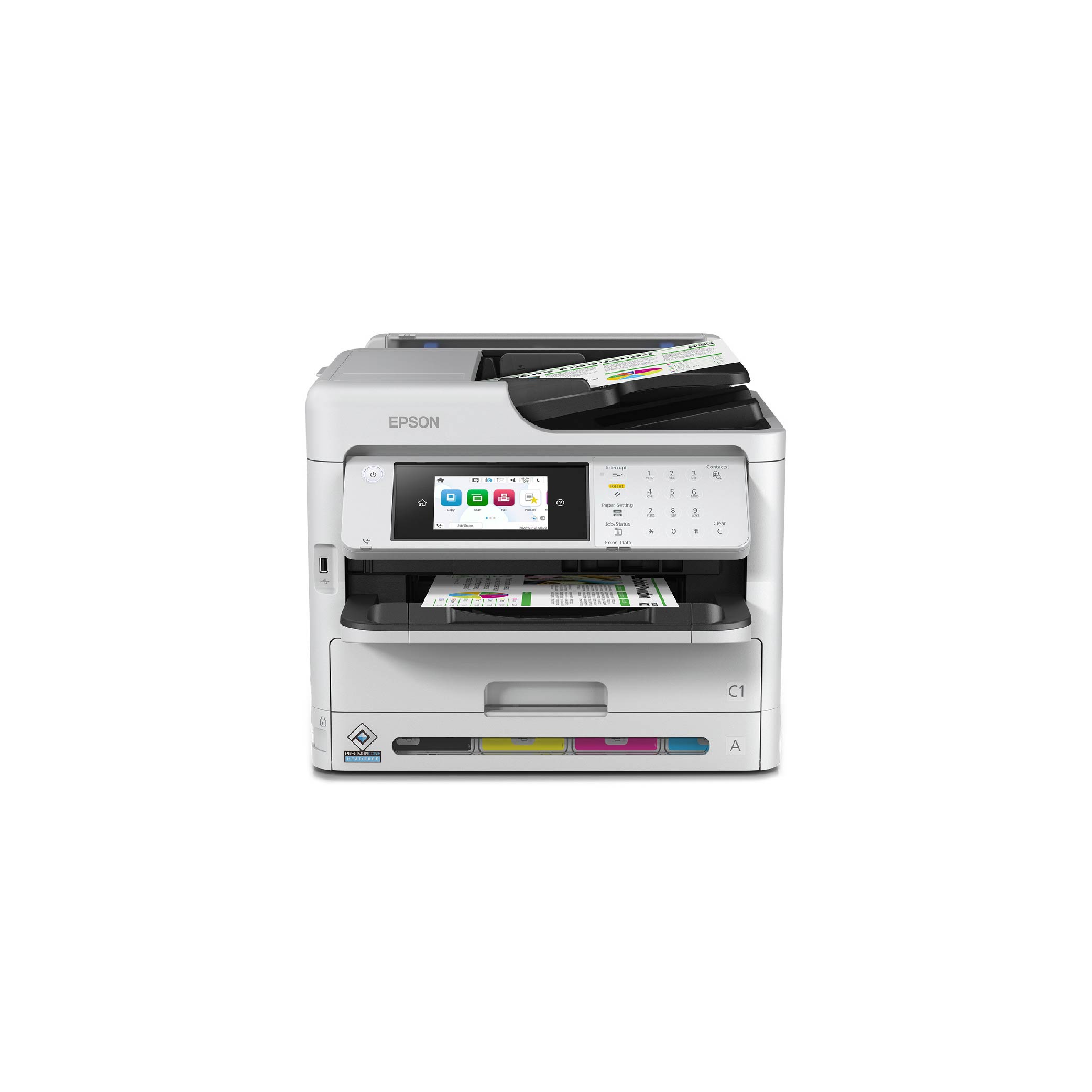 Impresora Epson WorkForce WF-C5810 MFP ADF WiFi Ethernet Dúplex 24PPM T11A C11CK24301