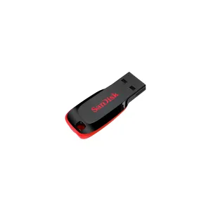 Pendrive SanDisk Cruzer Blade SDCZ50 16GB USB-A 2.0 Negro-Rojo