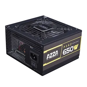 Fuente de Poder Azza PSAZ-650W 650W 80 Plus Bronze Negro