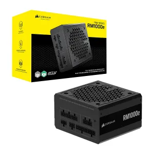 Fuente de Poder CORSAIR RM1000e 1000W Fully Modular ATX3.1 PCIe5.1 Gold