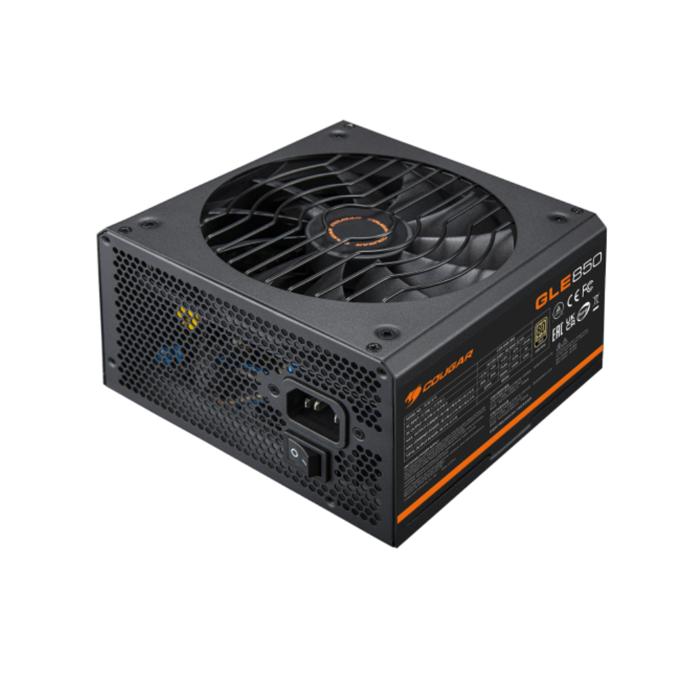 Fuente de Poder Cougar GLE 850W 80+ Gold Modular ATX 3.1 PCIe 12V-2X6