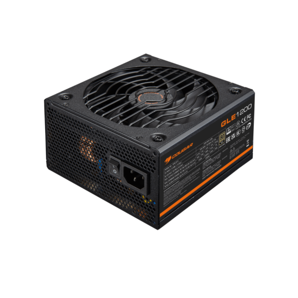 Fuente de Poder Cougar GLE 1200W 80+ Gold Modular ATX 3.1 PCIe 12V-2X6