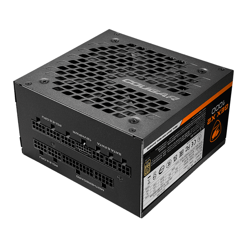 Fuente de Poder Cougar GEX X2 850W 80+ Gold Modular ATX 3.1 PCIe 12V-2X6
