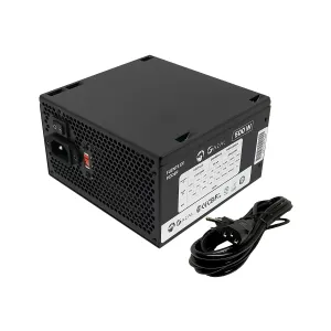 Fuente de Poder Gazal Gaming ATX 500W 24p 8-Pin 110-240V Negro