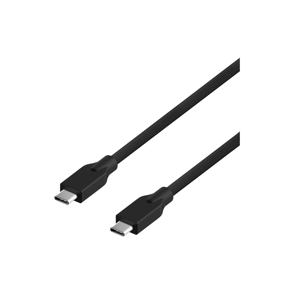 Cable Genius ACC-C2CC USB-C a USB-C Carga Rápida Nylon Trenzado 1.5m