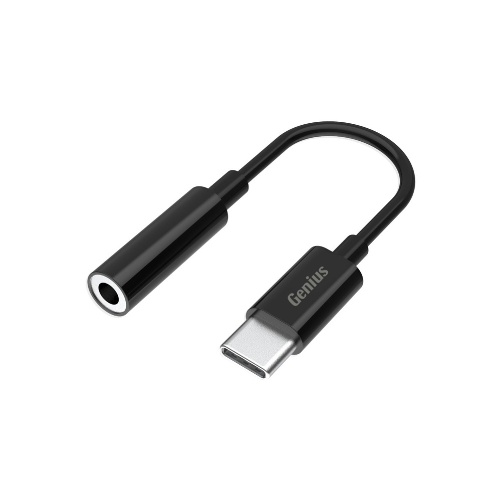 Cable Genius USB-C a 3.5mm Audio 24Bits 96KHz Plug and Play 10cm