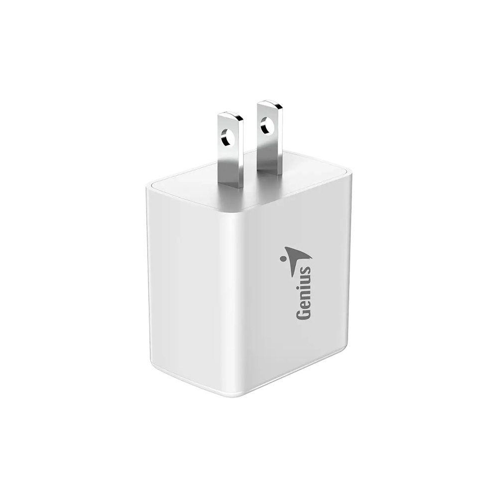 Cargador Genius PD-20AC 20W Dual USB 3.0 y USB-C