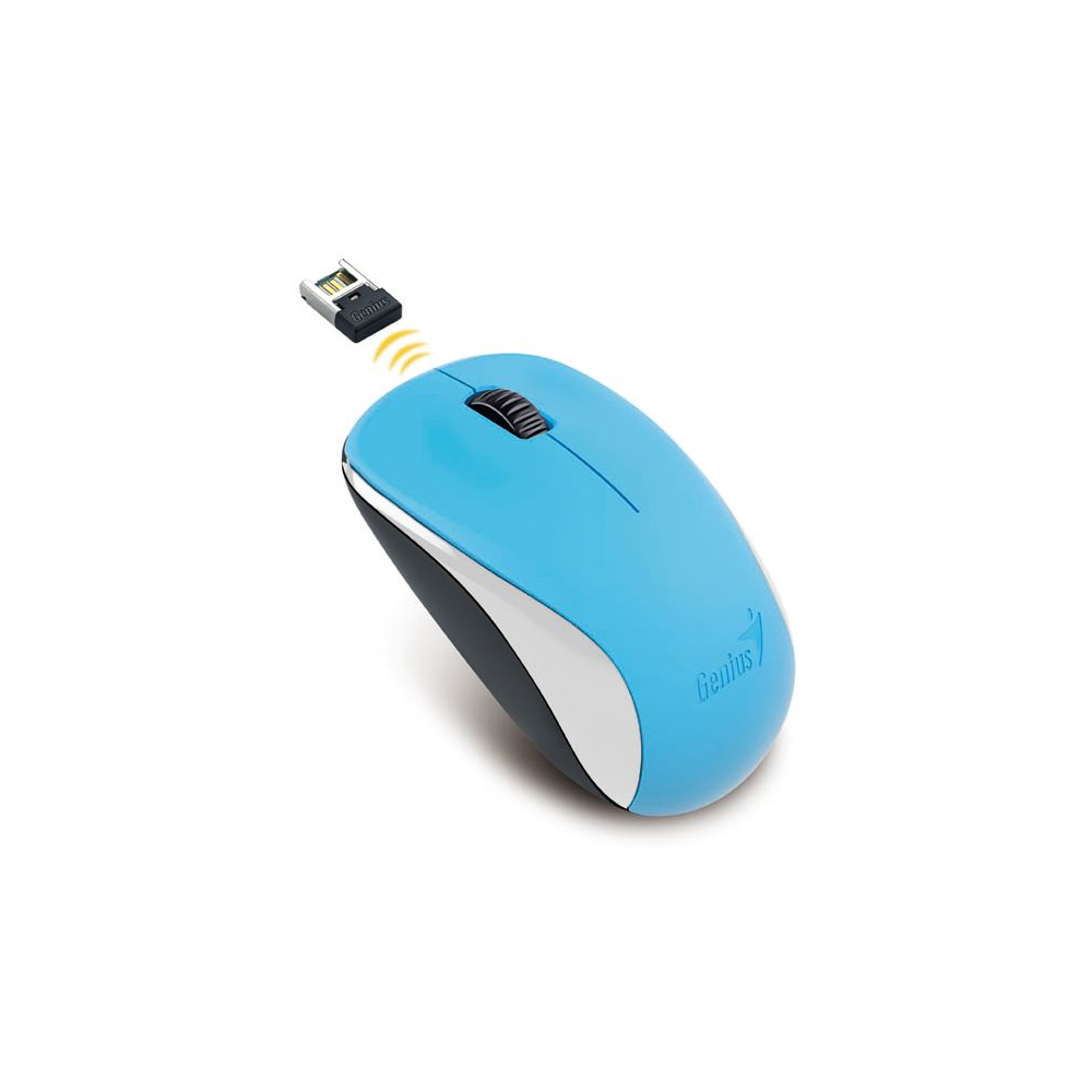Mouse Genius NX-7000 Wireless Azul BlueEye RF 2.4GHz Pila AA