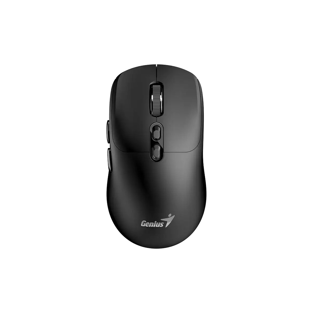 Mouse Genius NX-8080S Wireless BT Negro 7 Botones 1600 DPI AI Copilot