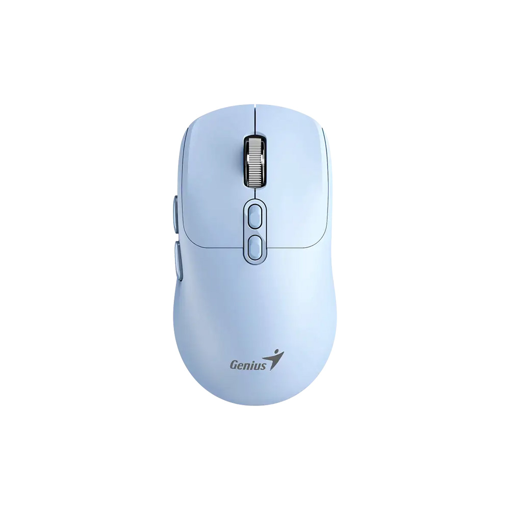 Mouse Genius NX-8080S Wireless BT Azul 7 Botones 1600 DPI AI Copilot