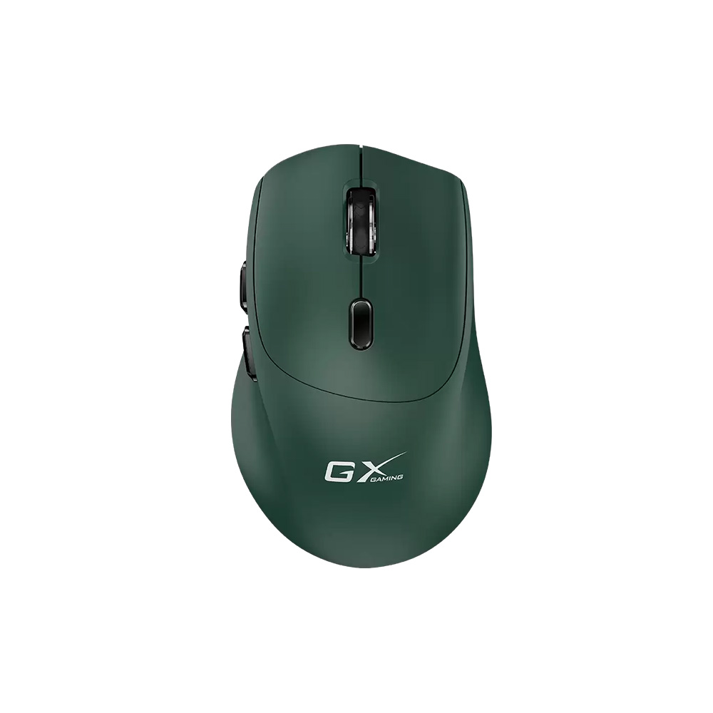 Mouse Genius Scorpion M8100 Inalámbrico Army Green 2.4GHz y BT 6 Botones 1200-3200 DPI AI Copilot