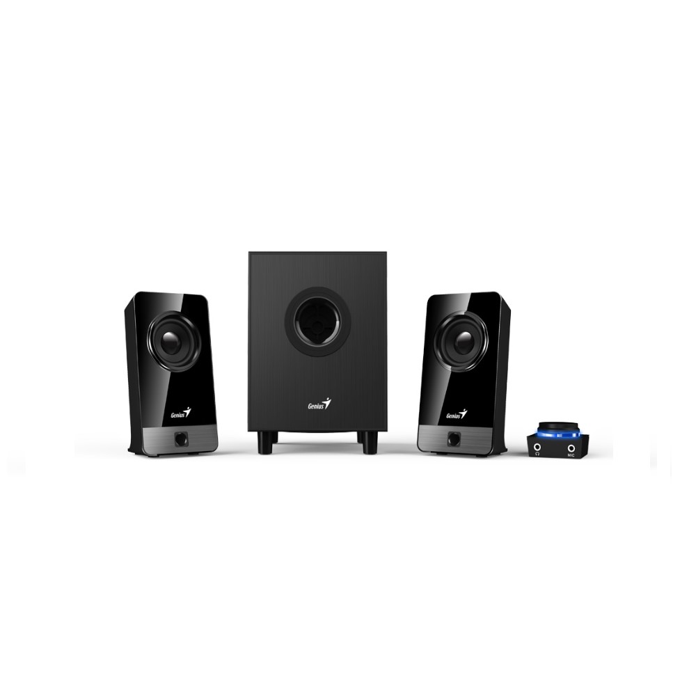 Parlante Genius SW-G2.1 300X 10W RMS Subwoofer 3.5W Satélites 3.25W 2.0