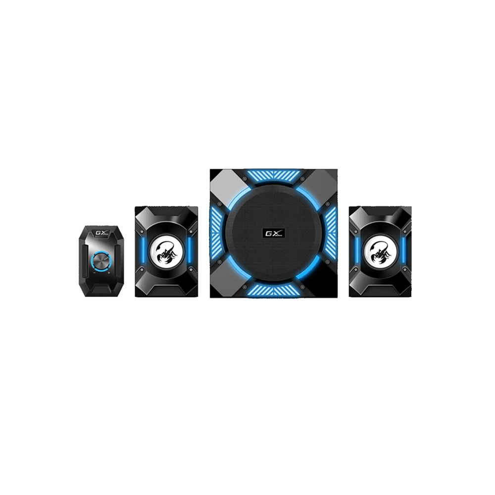 Parlante Genius Gaming SW-G2.1 1200 2.1 36W RMS Subwoofer 24W Satélites 6W x2