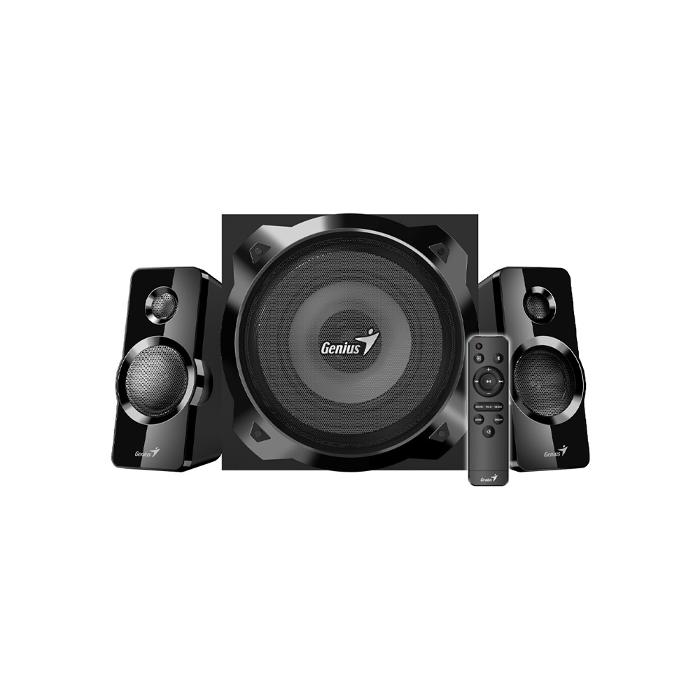 Parlante Genius SW-2.1 1850BT 2.1 Bluetooth 5.3 50W RMS Subwoofer 25W Satélites 12.5W x2