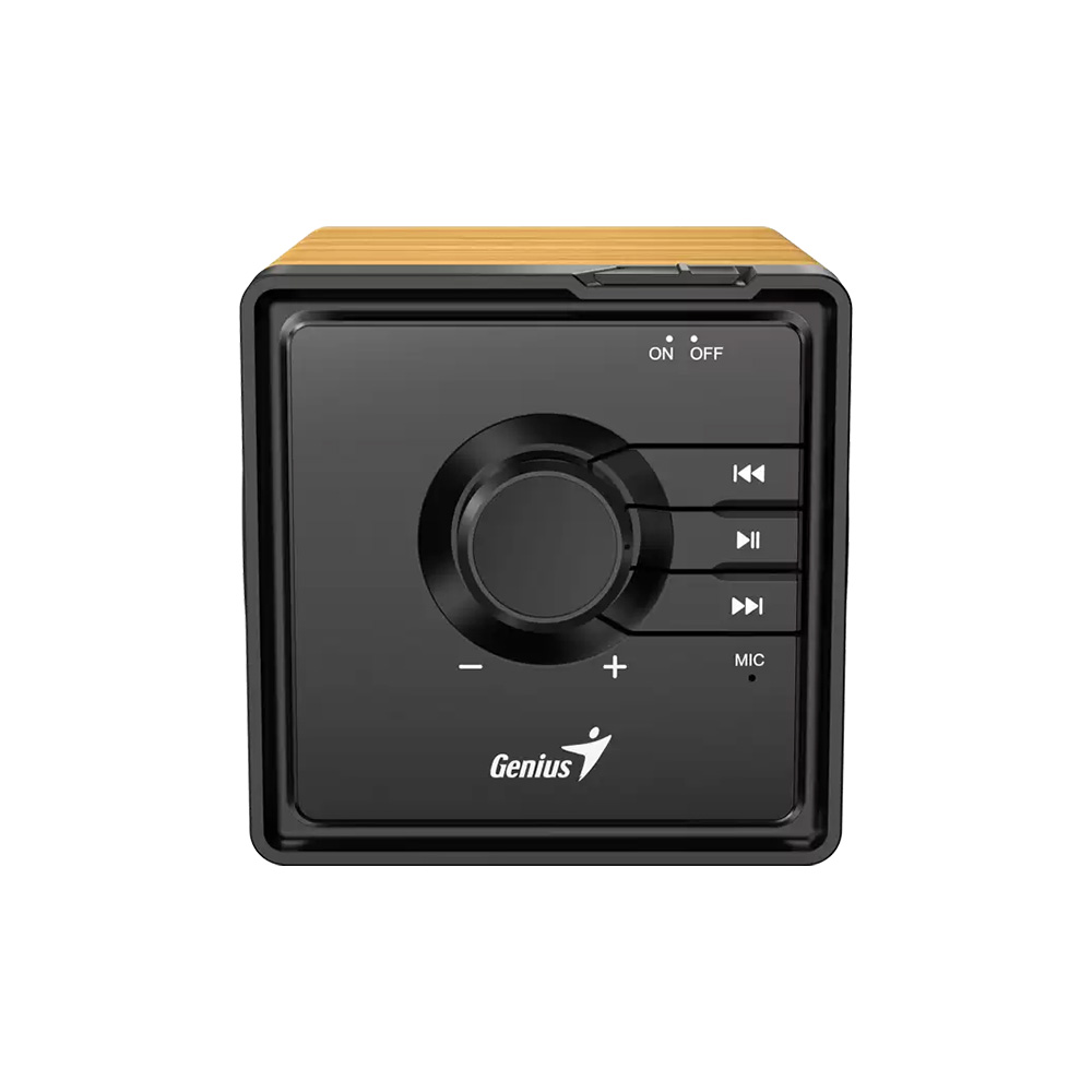 Parlante Genius SP-916BT Portable 6W RMS Bluetooth 5.3 Madera