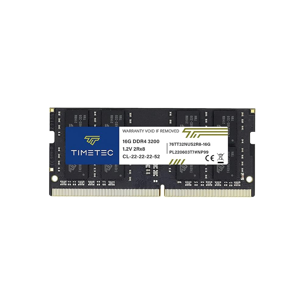 Memoria RAM Timetec 16GB DDR4 3200MHz 260 Pines SODIMM