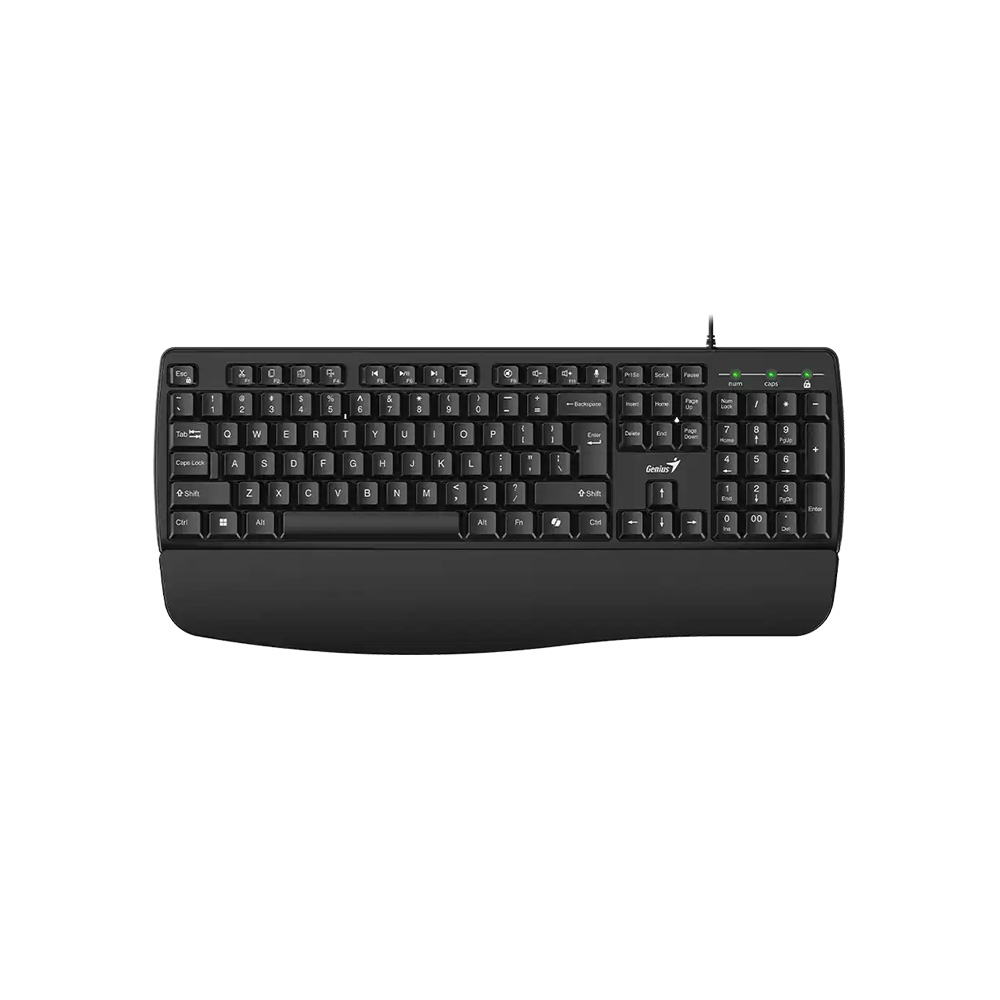 Teclado GENIUS KB-123 USB con Reposamanos