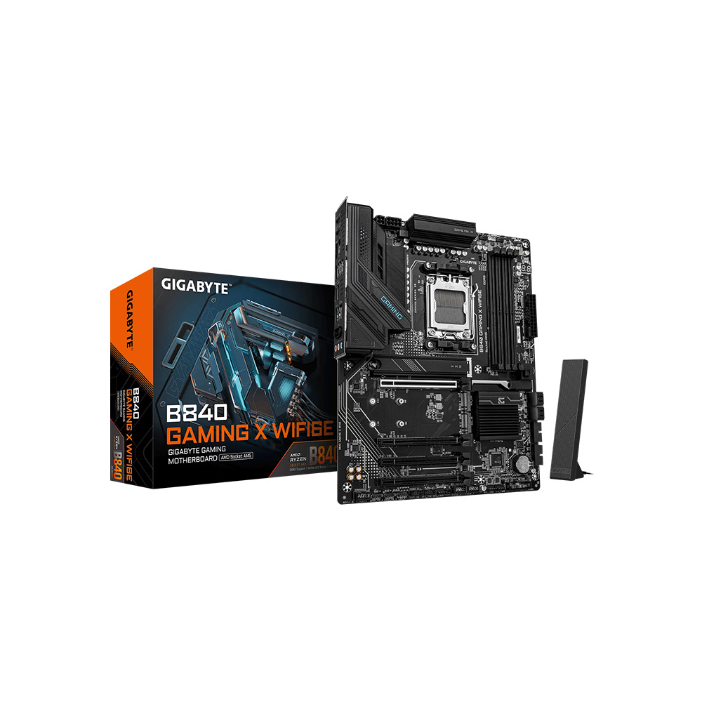 Mainboard Gigabyte B840M DS3HP WiFi 6E Bluetooth 5.3 Micro-ATX AM5 DDR5 Ryzen 7000/8000/9000 Series