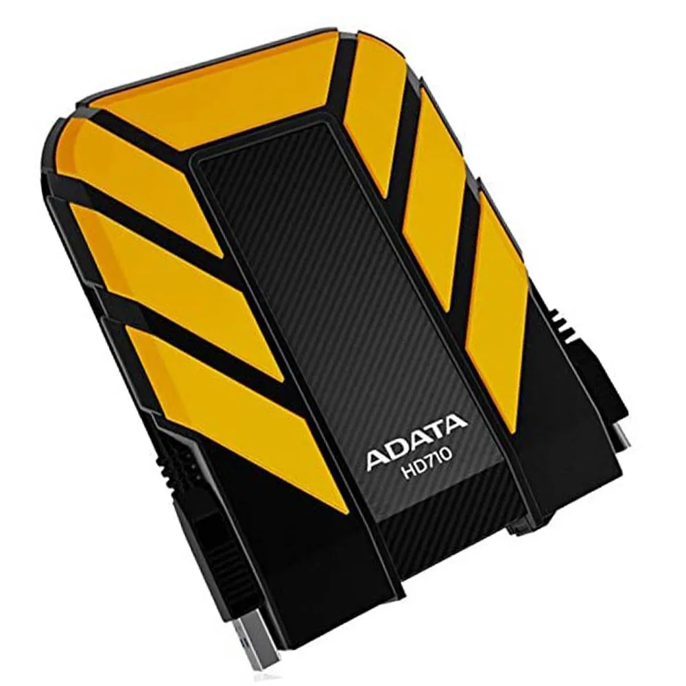A-DATA Disco Duro Externo HD710 2TB USB 3.0 Antishock Water Resistant Amarillo