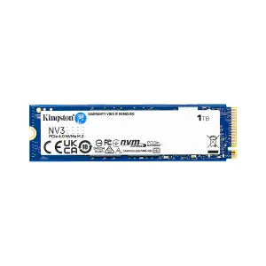 Disco Sólido Kingston NV3 1TB M.2 2280 PCIe 4.0 x4 NVMe 6000/4000MB-s NAND 3D