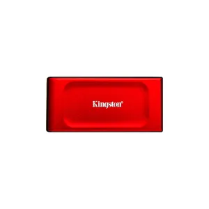 Disco Sólido Externo Kingston XS1000R 2TB PCIe USB 3.2 1050 MB/s Rojo