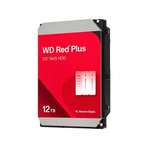 Western Digital Red Plus NAS 12TB Disco Duro Interno 3.5 7200RPM SATA 6Gb/s 512MB