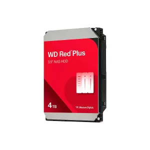 Western Digital Red Plus NAS 4TB Disco Duro Interno 3.5 5400RPM SATA 128MB 180MB/s