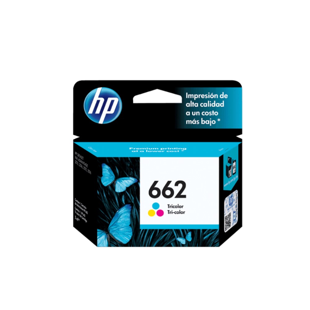 Cartucho de Tinta HP 662 Tricolor DeskJet 2515/3515 100 Páginas CZ104AL