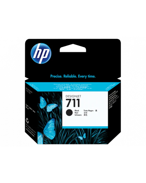 Cartucho de Tinta HP 711 Negro DesignJet T120/T520 80 ml CZ133A