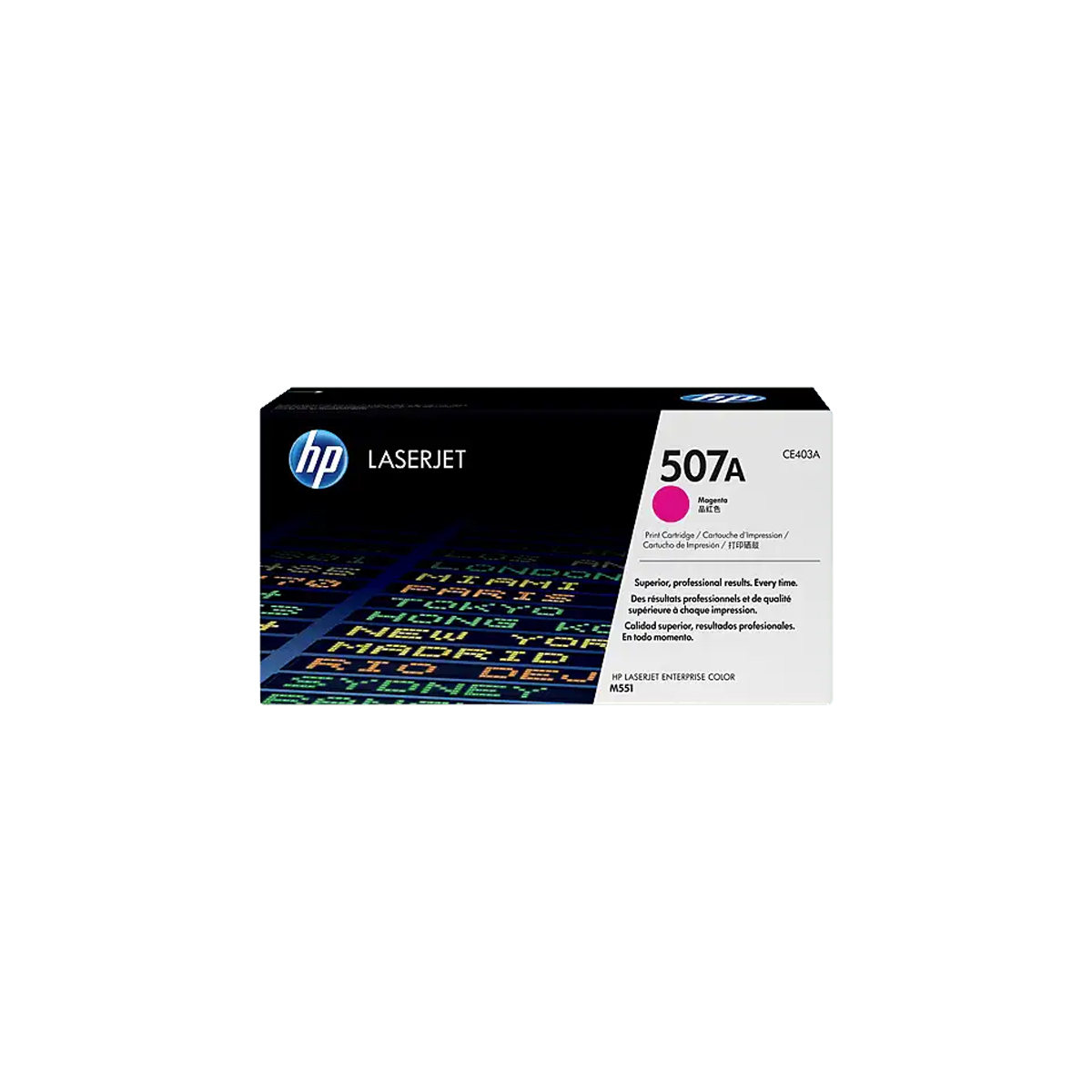 Tóner HP 507A Magenta LaserJet M551 6000 Páginas CE403A