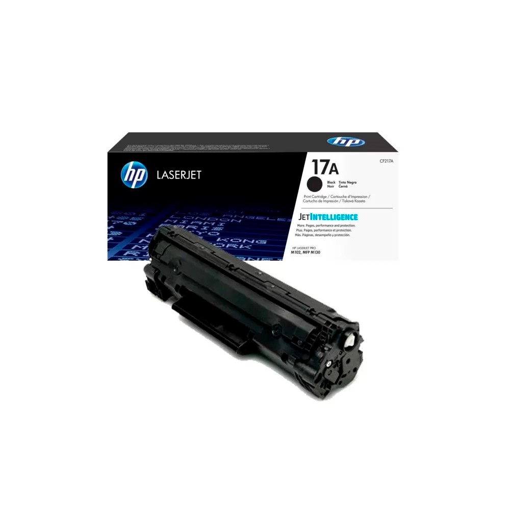 Tóner HP 17A Negro LaserJet M102A/M102W/M130A 1600 Páginas CF217A