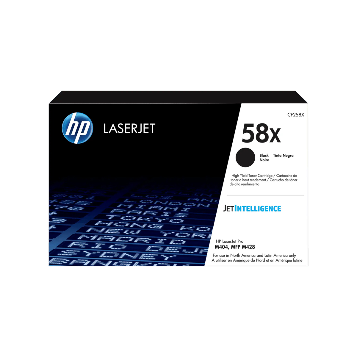 Tóner HP 58X Negro LaserJet M404/M428 10000 Páginas CF258X