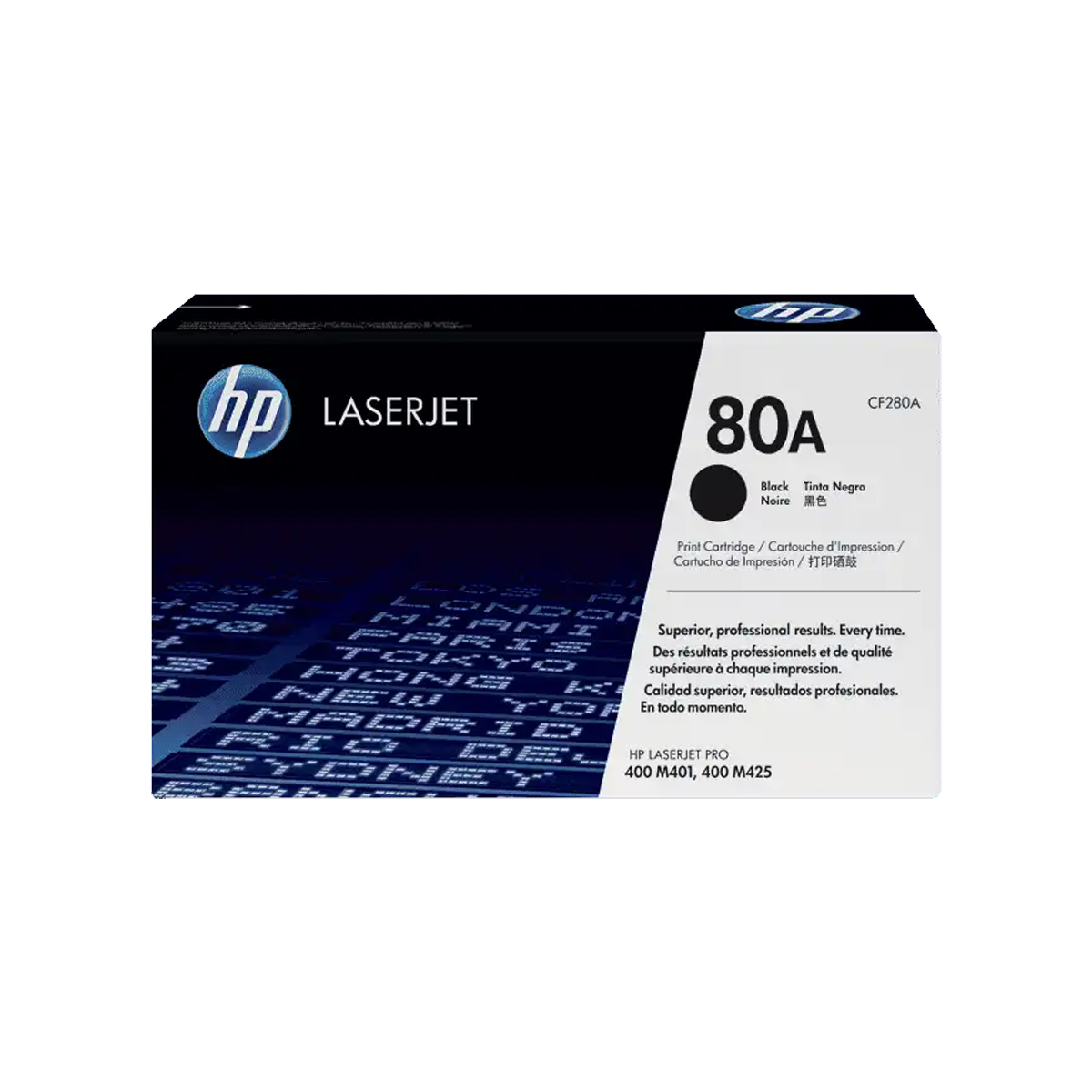 Tóner HP 80A Negro LaserJet M401 2700 Páginas CF280A