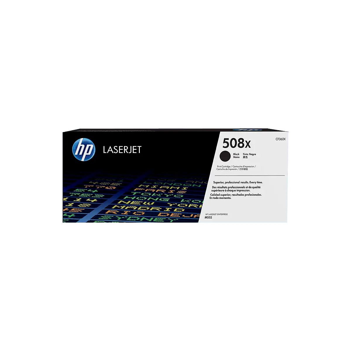 Toner HP 508X Negro LaserJet M577/M553 12500 páginas CF360X