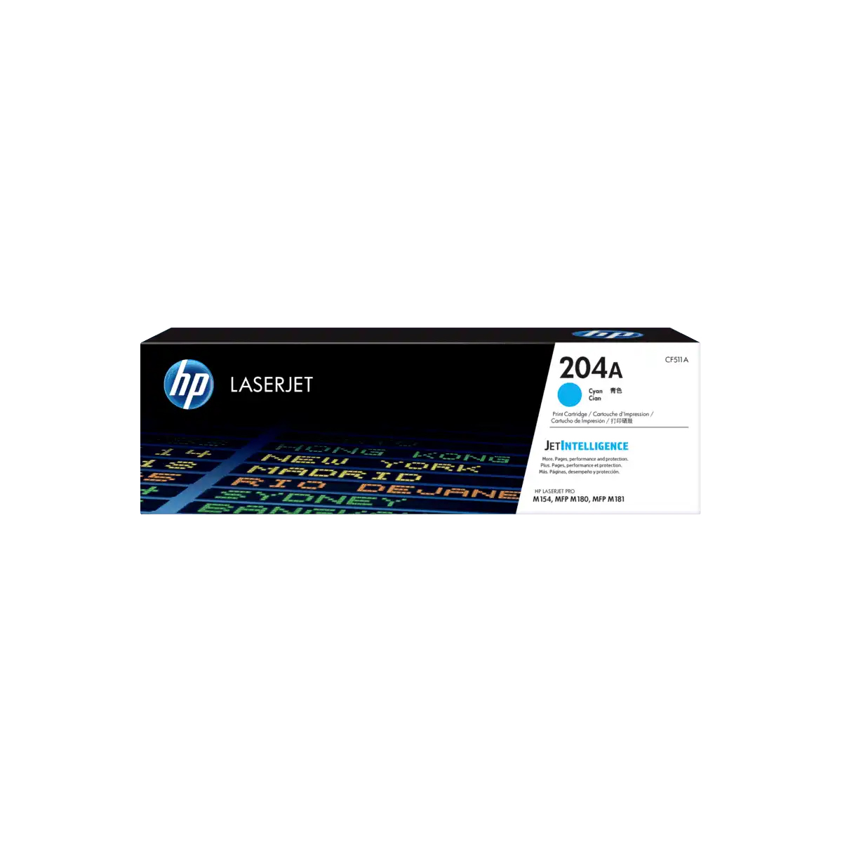 Tóner HP 204A Cyan LaserJet M154NW/M180NW 900 Pág CF511A