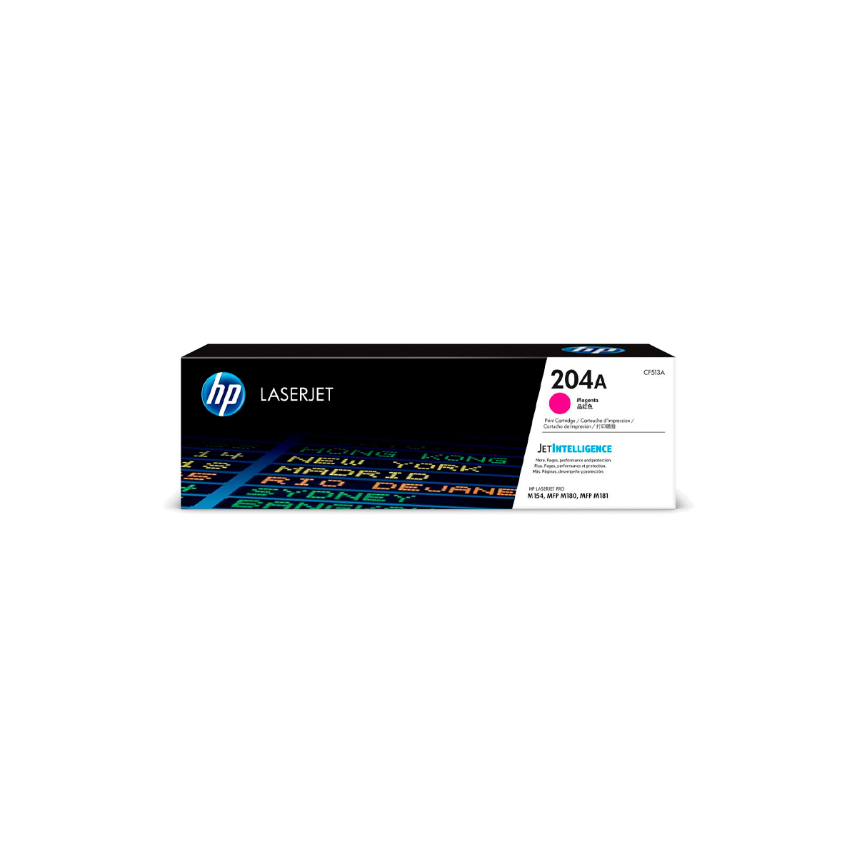 Tóner HP 204A Magenta LaserJet M154NW/M180NW 900 Pág CF513A