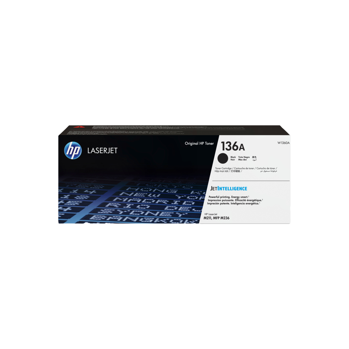 Tóner HP 136A Negro LaserJet M208/M209/M211/M232/M233/M234/M236 1150 Páginas W1360A