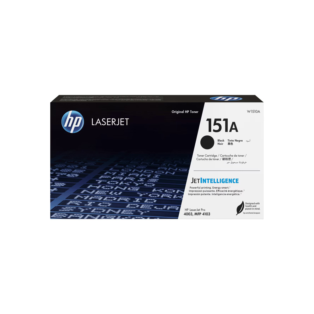 Toner HP 151A Negro LaserJet 4003/MFP4103 W1510A 3050 páginas
