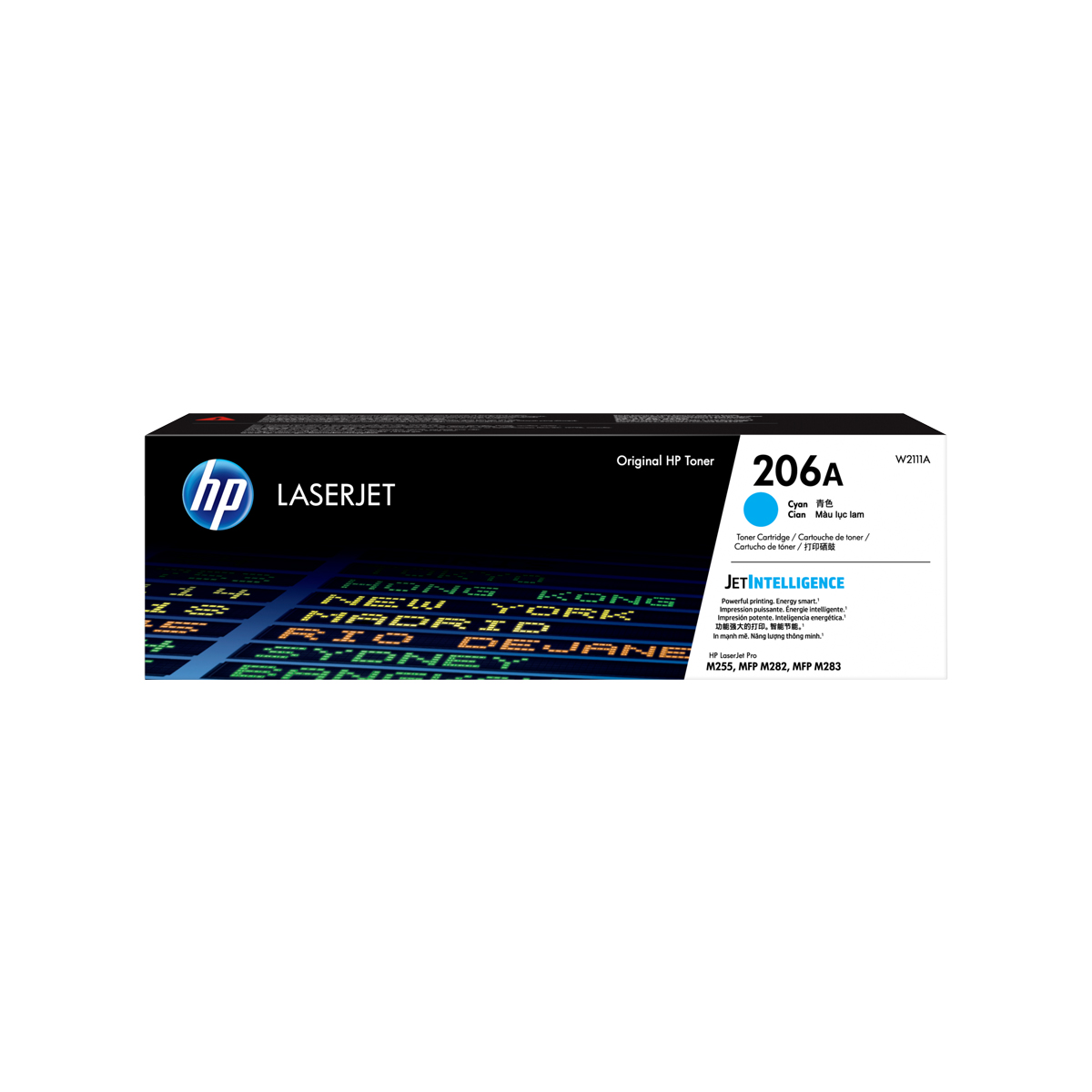 Tóner HP 206A Cyan LaserJet M255/M282 1250 Páginas W2111A