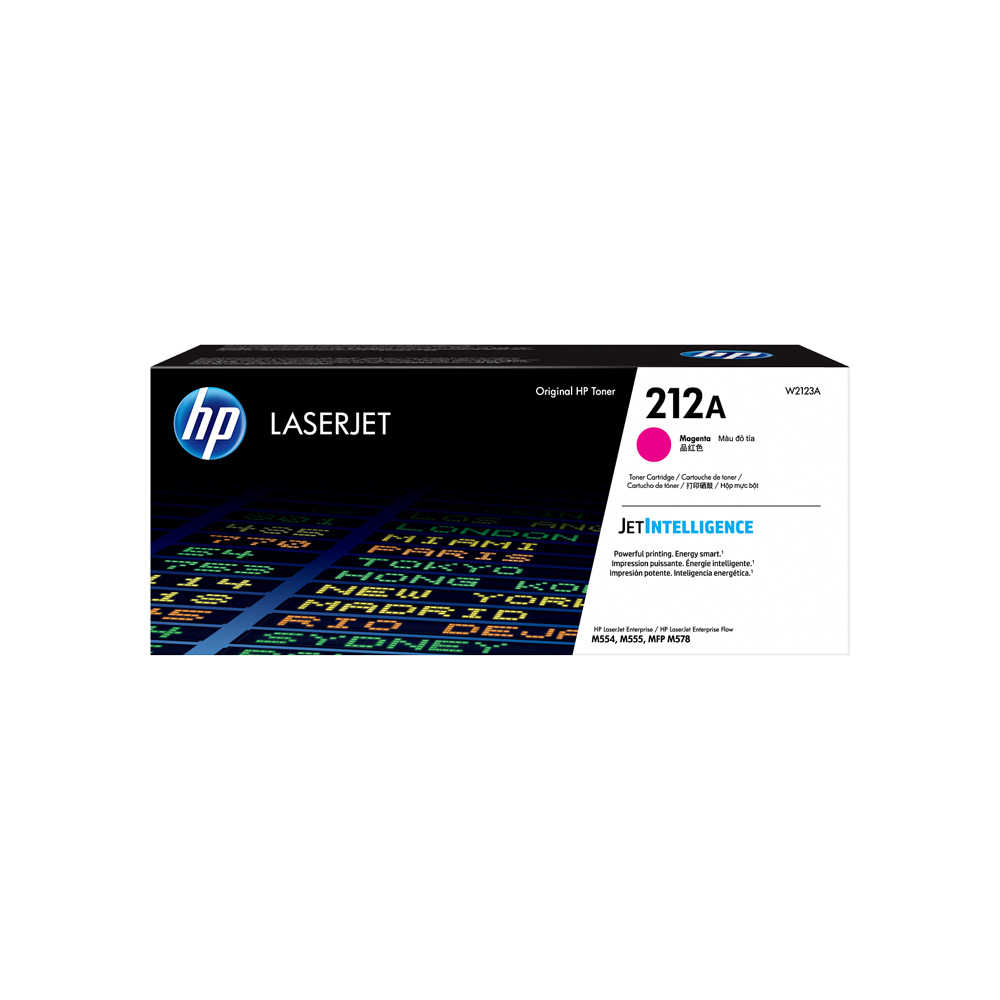 Tóner HP 212A Magenta LaserJet M578DN 5500 Páginas W2123A
