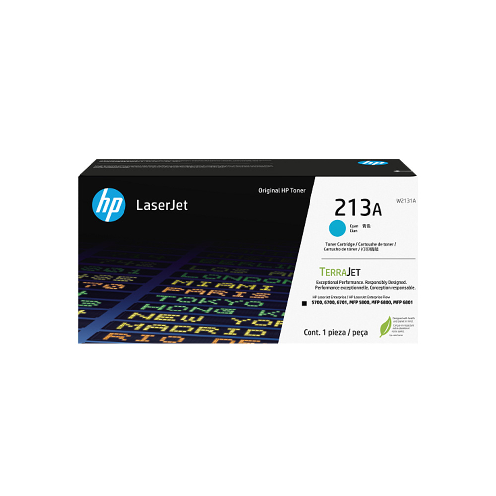 Tóner HP 213A Cyan LaserJet 5700/5800/6700/6800 3000 Páginas W2131A