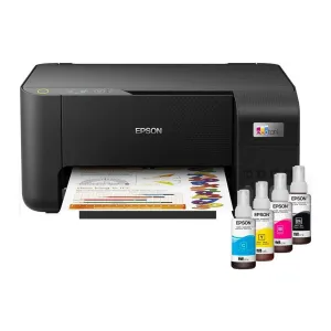 Impresora Epson Multifuncional EcoTank L3250 4 Colores 33PPM Negro 15PPM Color USB WiFi