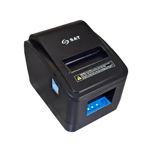 Impresora SAT PCS Térmica 22T UE 80mm 200mm/s 203DPI con Cortador USB Ethernet 1D 2D