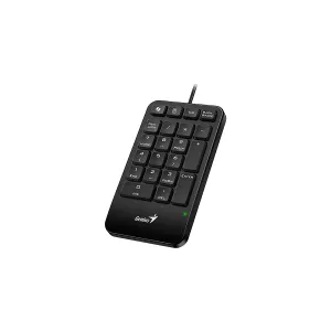 Teclado Genius NumPad 125 Cableado USB-C Copilot Slim Design Reposamuñecas Negro