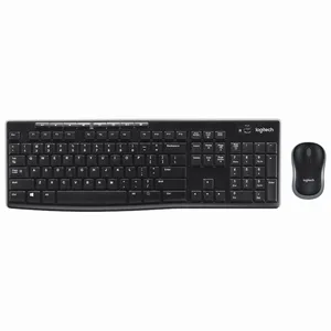 Combo Teclado Mouse Logitech MK270 Wireless USB Negro
