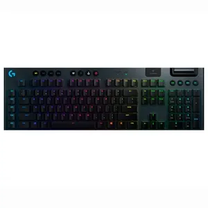 Teclado Logitech Gaming G915 Inalámbrico RGB Lightspeed Mecánico Negro