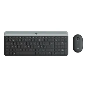 Teclado y Mouse Combo Logitech MK470 Slim Inalámbrico USB Plug and Play Grafito