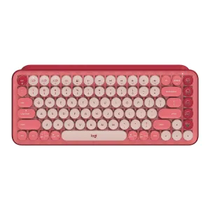 Teclado Logitech POP Keys Mecánico Inalámbrico Rosado