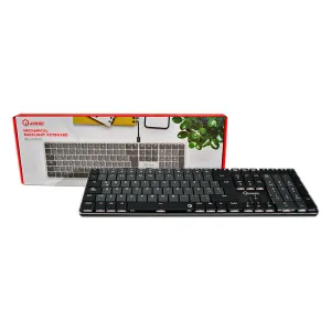Teclado Quasad QK-KEYPRO Mecánico 111 Teclas LED Lighting USB Anti-Ghosting Cableado