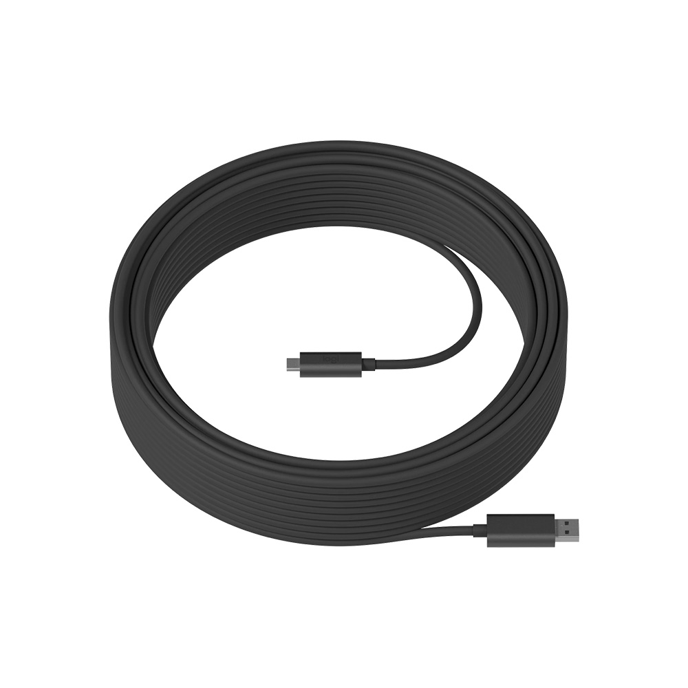 Cable Logitech USB-A 3.2 Gen 2 a USB-C Strong 9.9m SuperSpeed Extensor USB-C 15.2mm
